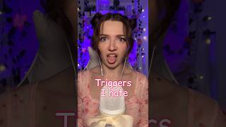 Triggers I hate asmr asmrsounds asmrrelax asmrtingles asmrwhispers asmrsleep relax tingles [upl. by Namrej776]