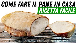 🥖Pane FATTO IN CASA Come In Panetteria 🍞 Ricetta Facile In Pochi Minuti [upl. by Aynnat]