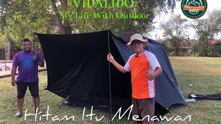 Review Tent Vidalido Instant Cabin Plus Black Green Avanza Camping [upl. by Reggie]