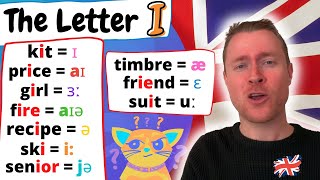 English Pronunciation  The Letter  i   10 Ways to Pronounce the Letter ɪ in English [upl. by Placida943]