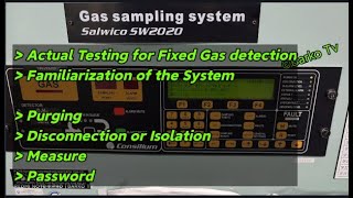 Salwico SW2020 fixed gas detector system  How to test and Familiarization  Consilium  Kalecky [upl. by Torhert]