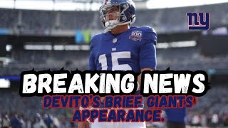 Tommy DeVito’s Brief Cameo in Giants’ Loss What’s Next for Him [upl. by Ariella426]