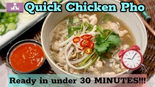 Chicken Pho Quick and ready in under 30 mins [upl. by Summers676]