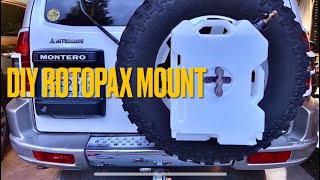 DIY Rotopax Spare tire mount [upl. by Flosi365]