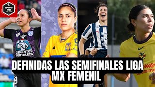 🚨Listas las SEMIFINALES LIGA MX FEMENIL apertura 2024  RAYADAS VS PACHUCA y TIGRES VS AMÉRICA [upl. by Udele]