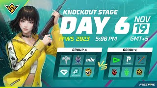 EN Knockout Stage  Day 6  FFWS 2023 [upl. by Ferna204]