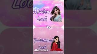 Modern girl vs traditional girl shortvideo moderngirl shots choose [upl. by Alleul]