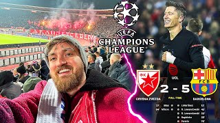 Roter Stern Belgrad vs FC Barcelona  UCL Stadionvlog 🚀  DAS NÄCHSTE SCHÜTZENFEST 😍  ViscaBarca [upl. by Branch468]