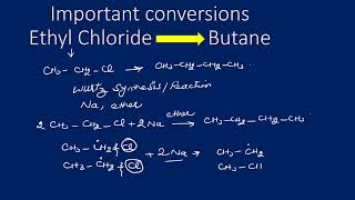 Ethyl Chloride to ButaneWurtz synthesisConversion [upl. by Alegnatal]