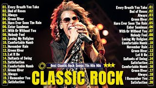 Classic Rock Songs 70s 80s 90s Full Album  Queen Nirvana Scorpions Aerosmith ACDC Bon Jovi [upl. by Initof]