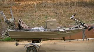 Best 10foot jon boat setup ever [upl. by Eerual]