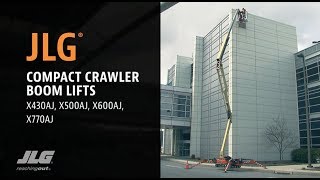 JLG Compact Crawler Boom Lifts Features Overview [upl. by Ayortal]