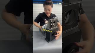 Rotary power chuck spindle holder for laser cutting machine [upl. by Inor]