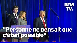 Présidentielle américaine le discours de Donald Trump revendiquant sa victoire [upl. by Vareck]