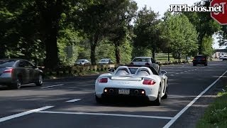 White Carrera GT full throttle acceleration [upl. by Devland]