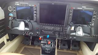 PIPER PA46 MIRAGE VIDEO TOUR G1000 [upl. by Morganne669]