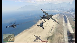 مهمة تدمير طائرة العملاقة بوم بوشكا  GTA destroy the Bombushka [upl. by Ecirpac]