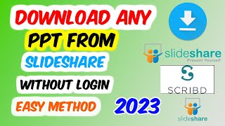 Download PPT from slideshare without login or signup how to download PPT from slideshare Download [upl. by Ceevah]