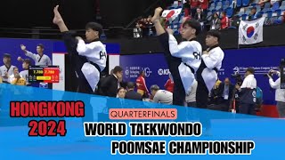 KOREA vs PHILIPPINES  Male Junior Quarterfinals  Hong Kong WT Poomsae Championship [upl. by Woody]