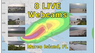 Watch Hurricane Milton LIVE in Marco Island Florida  The 8 Best Webcams [upl. by Anaile]