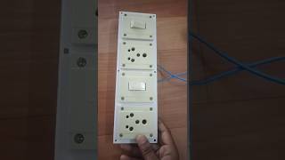 2 socket 2 switch ka 16 amp board wirring kaise kare  by vikash electricals  board connection kare [upl. by Nirik389]