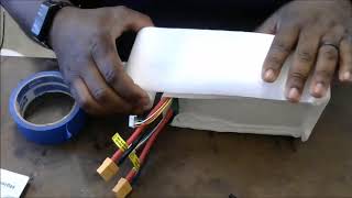 Hardcasing Your Lipo Using Scotchcast Plus Casting Tape [upl. by Aihcrop229]