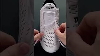 Best way to Lace Air Max 270  How to Lace Sneaker Tutorial 4K HD [upl. by Nylireg782]