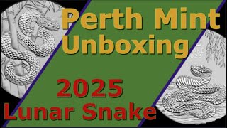 Perth Mint Unboxing  Silver amp Platinum Lunar Snake [upl. by Mariel922]