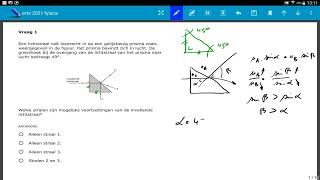 Vraag 01 2021 Arts Fysica toelatingsexamen [upl. by Keane]