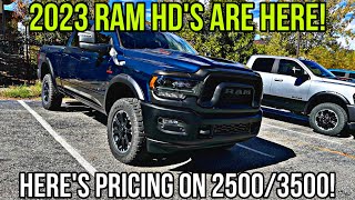 2023 RAM 2500 amp 3500 HDs Are Here Heres Pricing And All The Changes [upl. by Mellins]