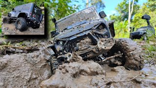 OffRoad MUD EXTREME 4X4 with RUBICON RGT EX86100 V2 RC Car  EXTREME OFFROAD  Rook Cruiser [upl. by Nylorak854]