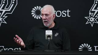 202324 San Antonio Spurs Season  Gregg Popovich PostGame Interview 222024 [upl. by Yahiya272]