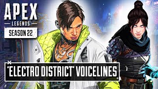 NEW Electro District Voicelines in Apex Season Season 22 [upl. by Baker]