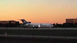 TAB cargo DC10 landing and Amerijet 727 takeoff Miami [upl. by Honig]