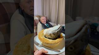 Grandad had fish pie 😳 fish oldgranddad funny cooking food [upl. by Yazbak158]