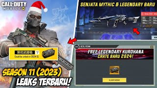 Season 11 2023 senjata BP  kurohana crate baru 2024  senjata mythic amp legendary baru codm S11 [upl. by Ahsilef121]