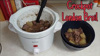 Delicious amp Tender Crockpot London Broil [upl. by Ydnyc]