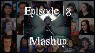 Kimetsu no Yaiba Season 2 Episode 18 Reaction Mashup  Multi Reaction [upl. by Tomkin]