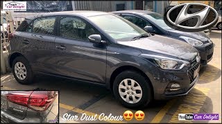 Elite i20 2018 Facelift Start Dust Colour Sportz Model Interior and Exterior WalkaroundReview [upl. by Annirac]