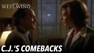 CJs Comebacks  The West Wing [upl. by Ekard]