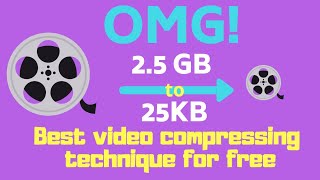 How To Compress Large Video Without Losing Quality ✔️ Best Video Compressor Software [upl. by Drain]