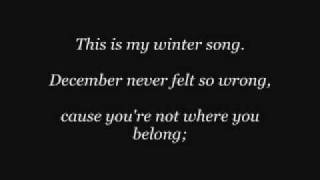 Winter Song  Sara Bareilles amp Ingrid Michaelson  Lyrics [upl. by Aisac]