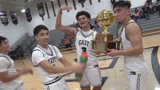 Highlights Boys BasketballWeslaco East 65 Harlingen South 54 F [upl. by Madella19]