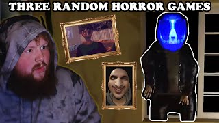 Playing Three Weird Horror Games [upl. by Nelleus]