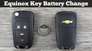 2010  2017 CHEVY EQUINOX Remote Key Fob Battery Replacement  How To Replace Change Batteries DIY [upl. by Lightfoot]