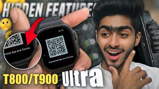 TOP 3 Hidden Features of T800T900 Ultra Smart Watch 🔥  Secret FeaturesSettings of T800 Ultra  YL [upl. by Bohlin817]