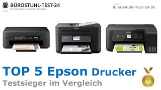 Die besten Epson Drucker 2024 TOP 5 🥇 Testsieger im Vergleich gut und günstig [upl. by Beckerman958]