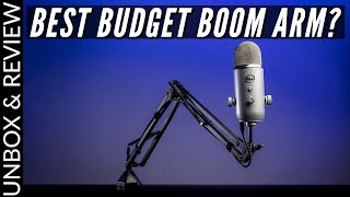 Best Budget Boom Arm For Blue Yeti  TONOR T20 Microphone Arm Stand Review [upl. by Kele]