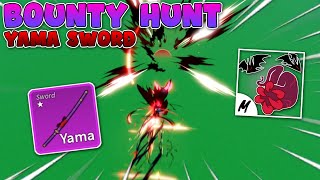 Yama Rework  Sanguine Art Combo Bounty Hunting  Blox Fruits [upl. by Eillo]