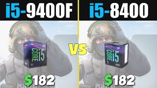 i59400F vs i58400 benchmarks [upl. by Higinbotham]